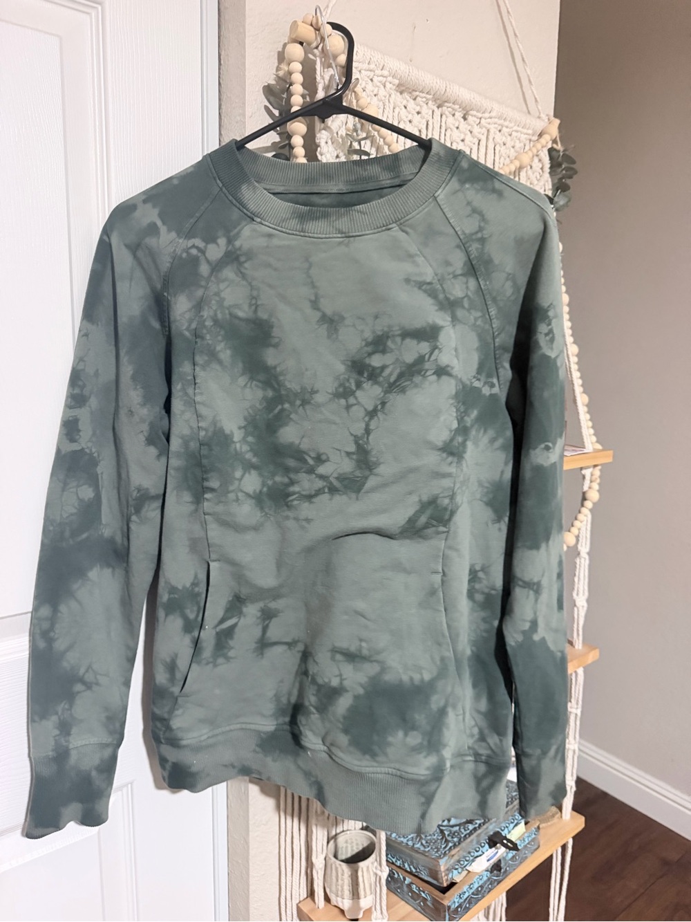 Tie-Dye Sage Green lululemon Crewneck Sweater